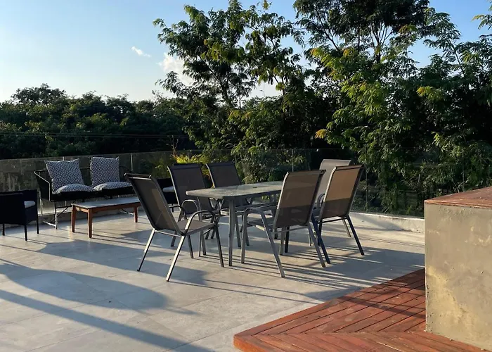 Boho Chic Loft- Stunning Terrace In Appartement Tulum