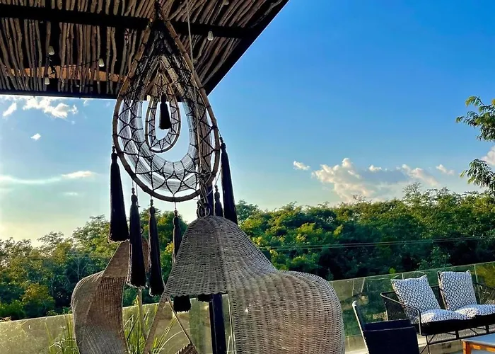 Boho Loft Pool Priv Sillas Colgantes- Centro Apartamento *