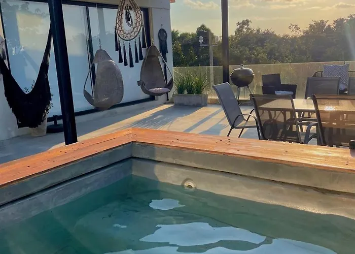 Apartamento Boho Loft Pool Priv Sillas Colgantes- Centro *